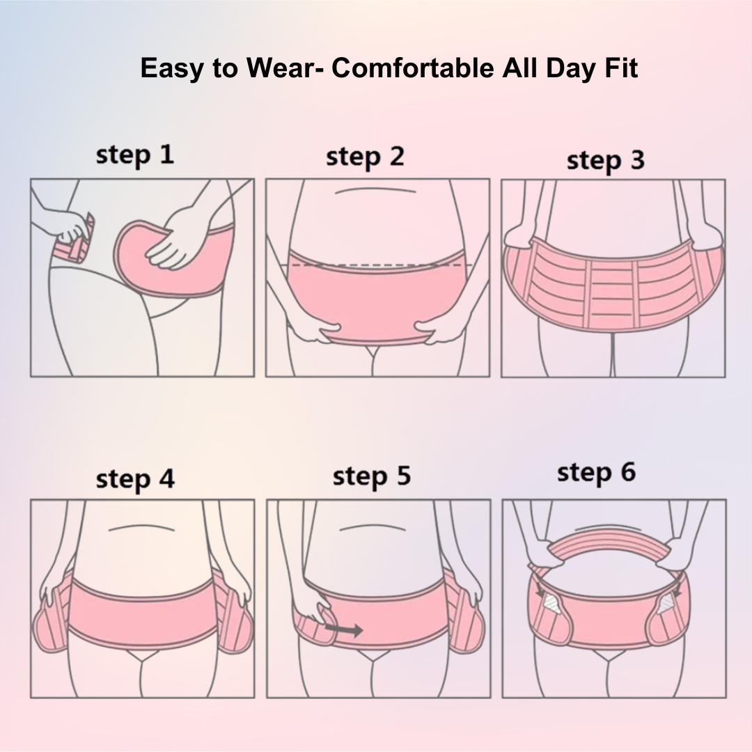 Nestelle - 3 in 1 Belly Support Band (Pregnancy + Postpartum + C-section)