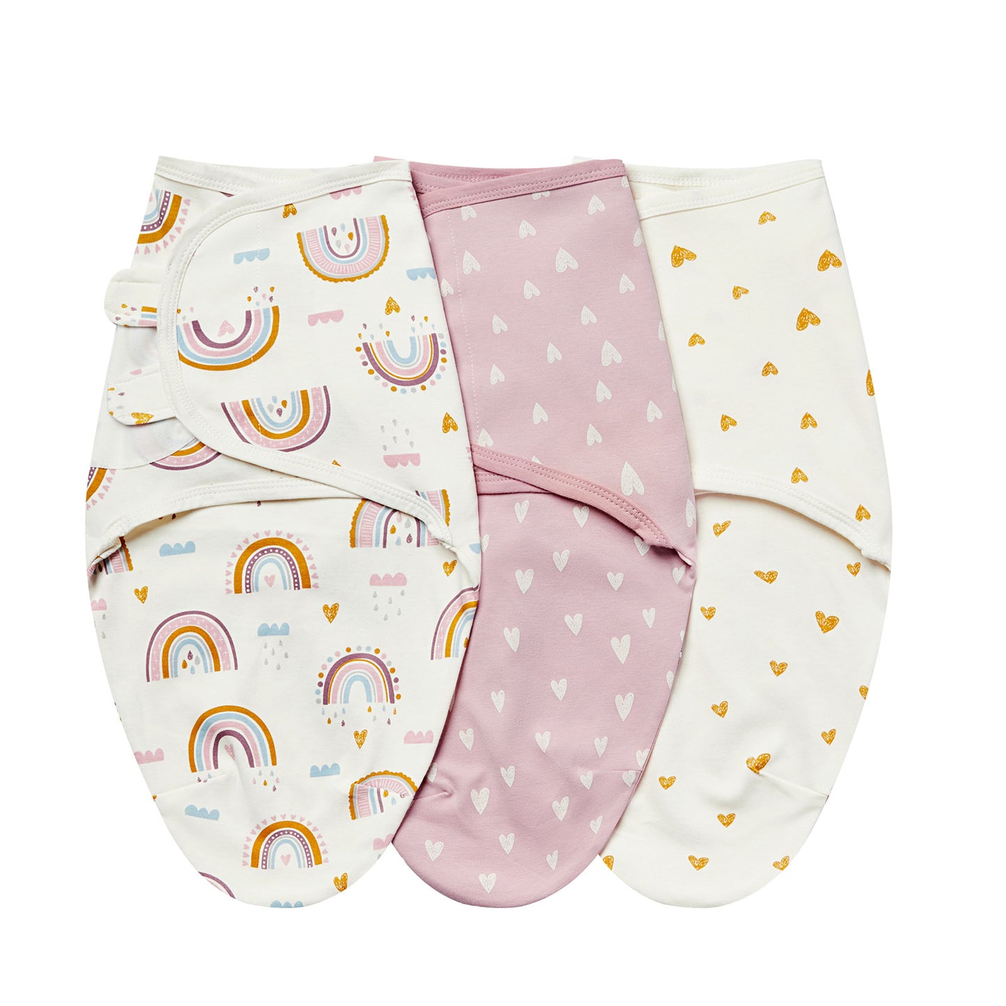 Nestelle Organic Muslin Swaddle Wrap (Set of 3)