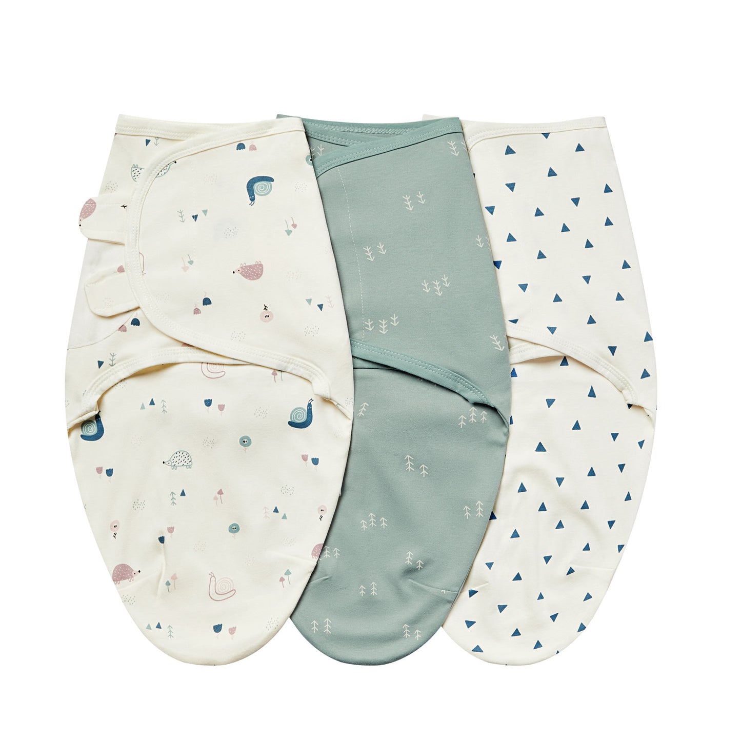 Nestelle Organic Muslin Swaddle Wrap (Set of 3)