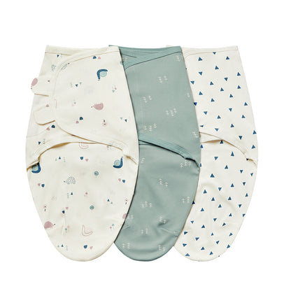 Nestelle Organic Muslin Swaddle Wrap (Set of 3)