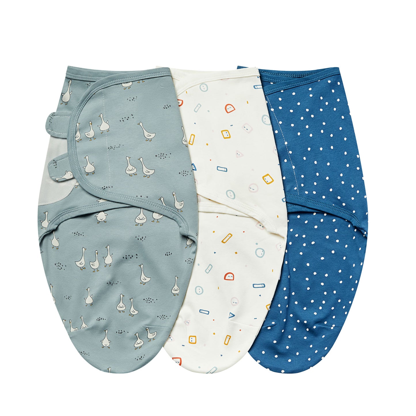 Nestelle Organic Muslin Swaddle Wrap (Set of 3)