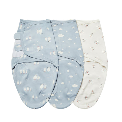 Nestelle Organic Muslin Swaddle Wrap (Set of 3)