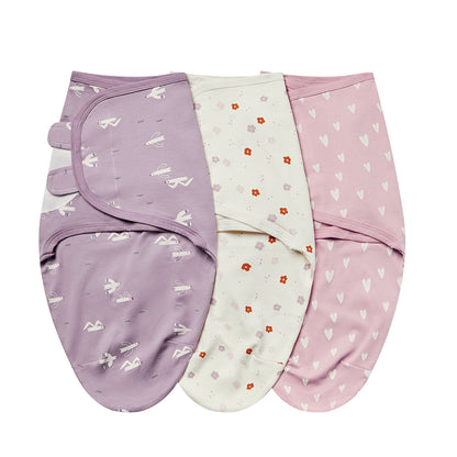 Nestelle Organic Muslin Swaddle Wrap (Set of 3)