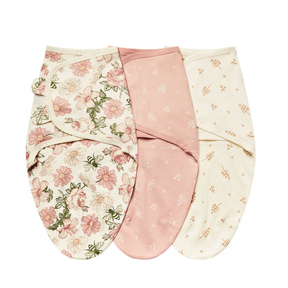 Nestelle Organic Muslin Swaddle Wrap (Set of 3)